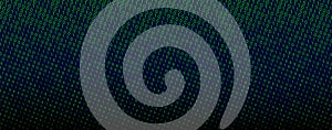 Abstract green futuristic cyberspace with stream of binary code, matrix background with digits. The concept of coding and hacker.