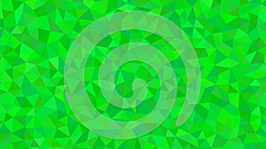 Abstract Green Geometric Background with Triangular Mosaic Pattern Design Vector