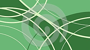 Abstract Green Geometric Pattern Lines Design, vector design Generative AI
