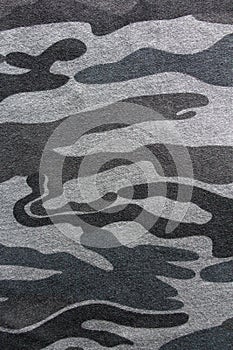 Abstract Green Grey Camoflague Pattern Portrait Orientation