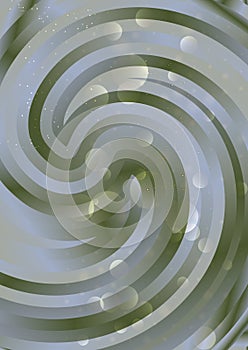 Abstract Green and Grey Twirl Background Graphic