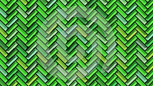 Abstract green herringbone background