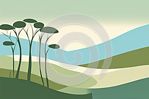 abstract green landscape. minimal backgroundabstract green landscape. minimal backgroundabstract photo