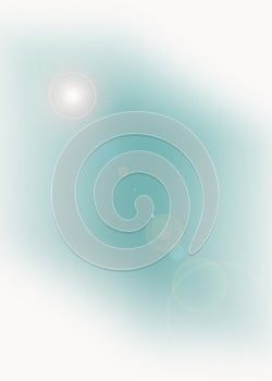 Abstract Green Light Gradient Background lens flare effect, template and marketing material