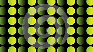 Abstract Green Ovals Pattern