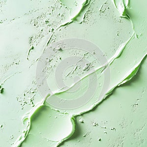 Abstract Green Paint Texture Background
