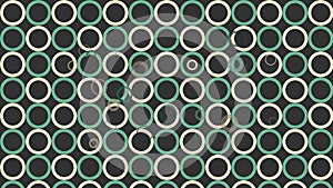 Abstract green pattern background with random object
