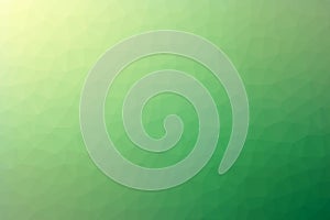Abstract green polygon gradient background vector photo