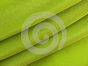 Abstract green silk fabric texture