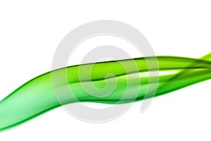 Abstract green smoke background