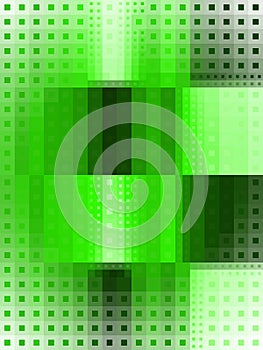 Abstract green square background