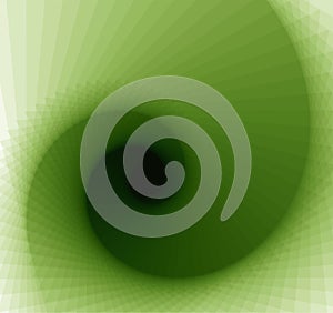 Abstract green swirl