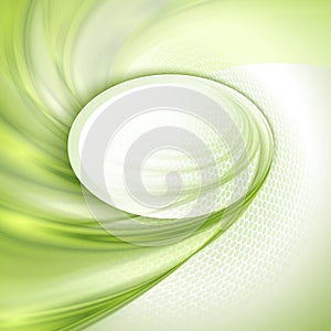 Abstract green swirl background