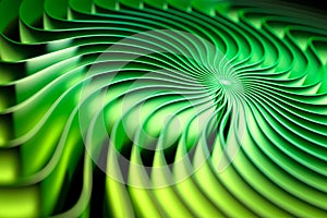 abstract green swirl