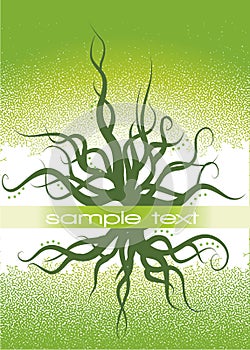 Abstract green tree