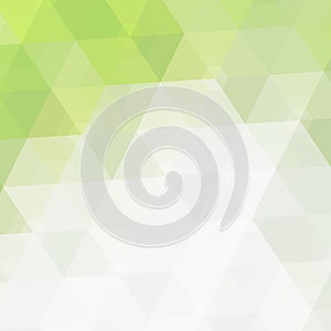 Abstract Green Triangle Background, Vector Illustration Eps10