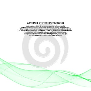 abstract green wave. vector pattern. presentation template