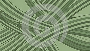 Abstract Green Wavy Lines Intersecting Pattern Background