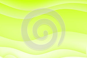 Abstract green wavy soothing background