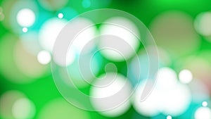 Abstract Green and White Blurry Lights Background Vector Art