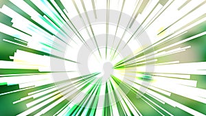 Abstract Green and White Light Burst Background