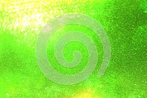 Abstract Greeny Liquid Paint Background