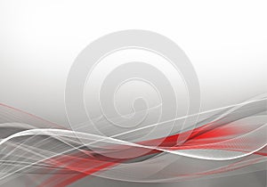 Abstract grey background with dynamic lines