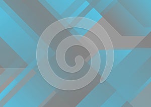 Abstract grey and blue tech geometric background