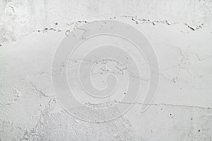 Abstract grey concrete color design are light with white background, White plastered wall background texture cement dirty gray