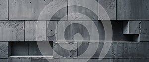 Abstract Grey Concrete Stone Wall Texture