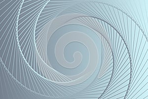 Abstract grey hexagon spiral background