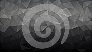 Abstract Grey Low Poly Background Geometric Design Triangles