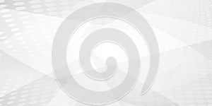 Abstract grey pattern and background poster with dynamic triangle. technology Particle Mist network Cyber security