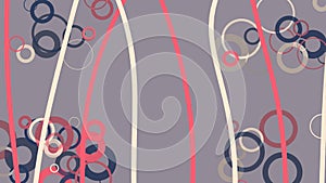Abstract grey pattern background with random object