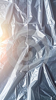 Abstract Grey Plastic Texture Background with Light and Shadow