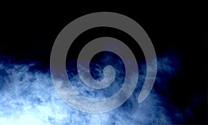 Abstract grey Smoke mist fog on Black Background.texture on isolated black background. photo