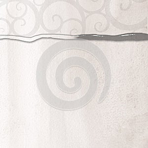 Abstract Grey Swirls Scrapbook Background Page
