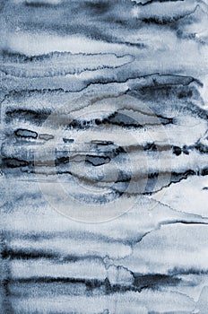 Abstract grey watercolor on paper texture as background