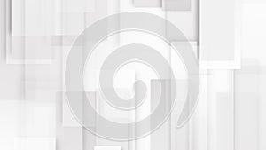 Abstract grey and white geometric minimal motion background. Seamless looping. Video animation Ultra HD 4K