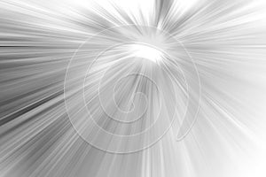 Abstract grey and white Radial blur background