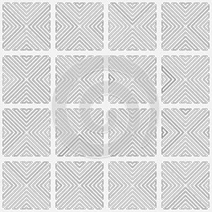 Abstract Grey And White Square Pattern Background, Bricks, Illusion