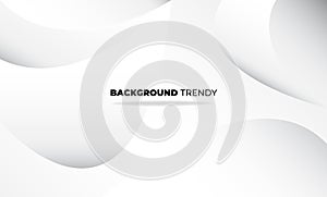 Abstract grey and white tech geometric corporate design background for gift card cover poster,