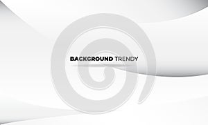 Abstract grey and white tech geometric corporate design background for gift card cover poster,