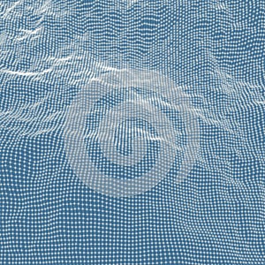 Abstract grid background. Water surface. Vector