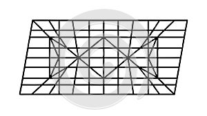 Abstract Grid Pattern Background for Modern Digital Concepts, vector design Generative AI