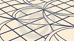 Abstract grid pattern with dynamic perspective, creating a modern geometric background. vector design Generative AI