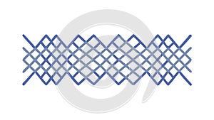 Abstract grid pattern geometric mesh texture background, vector design Generative AI