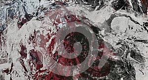 Abstract Grunge Background Graphic Watercolor Stylization on Textured Canvas of Chaetic Strokes of Paint Spots