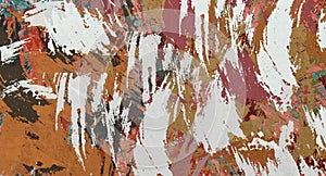 Abstract Grunge Background Graphic Watercolor Stylization on Textured Canvas of Chaetic Strokes of Paint Spots