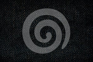 The Abstract grunge black fabric texture background